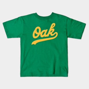 Oak baseball Kids T-Shirt